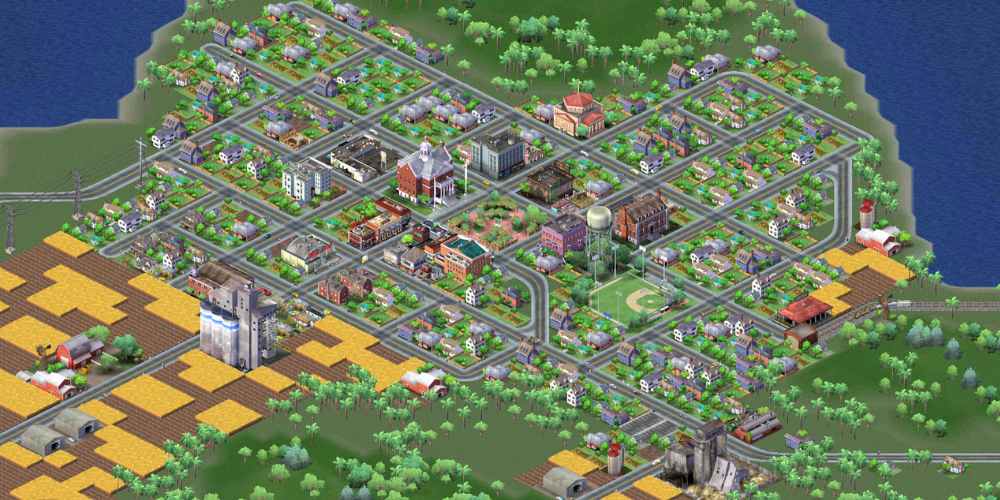 SimCity BuildIt video game.